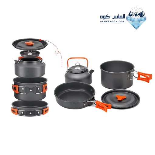 ست ظروف کوهنوردی cooking set (3نفره) اورجینال - الماس کوه