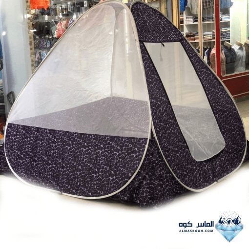 پشه بند کمپینگ و طبیعتگردی فنری سایز 2.5 در 2.5 _ الماس کوه
