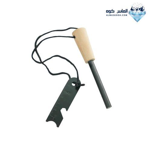 چخماق جرقه زن (آتشزنه) دسته چوبی اورجینال _ الماس کوه